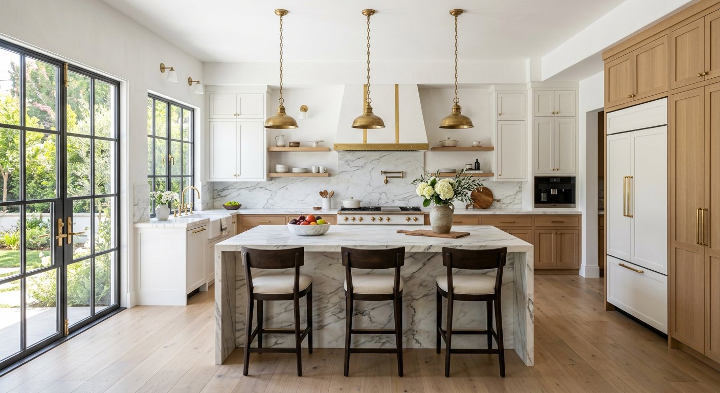 Beverly Hills Kitchen Renovation — completed Remodeling project in Beverly Hills, CA